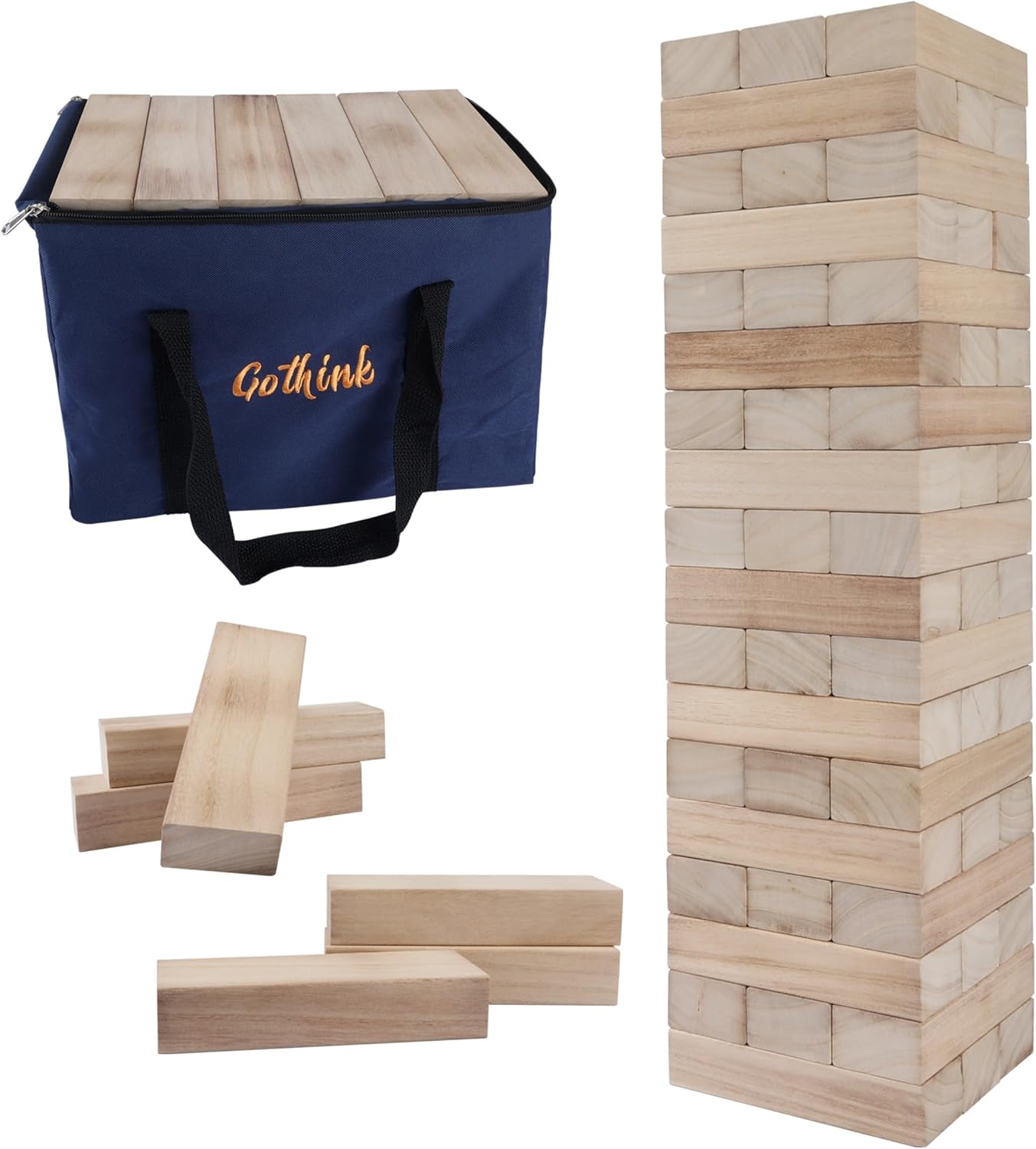 Amazon.com: GOTHINK Giant Tumble Tower Game, Large Tumbling Tower